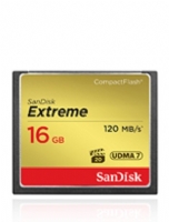 Compact Flash Extreme 16GB (120MB/s lettura; 60MB/s scrittura)