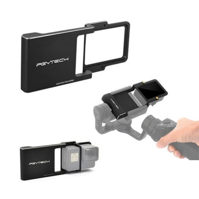 LEGA di alluminio Stabilizzatore fotocamera d'azione Adattatore per DJI OSMO mobile 3/2 ATOM 