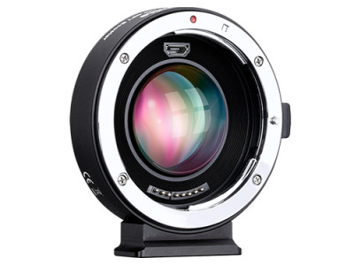 Anello adattatore Canon EF su Micro 4/3 con riduttore di focale