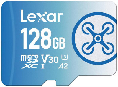 128GB LEXAR FLY MICROSDXC UHS-I A2 V30