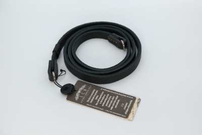 Tracolla TR-XS in vera pelle - nera