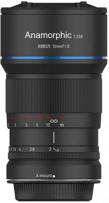 50MM f/1.8 ANAMORPHIC LENS 1.33X APSC (X-MOUNT)