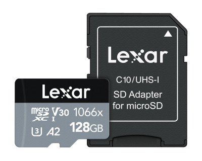 128 GB MicroSDXC 1066x UHS-1 C10 V3