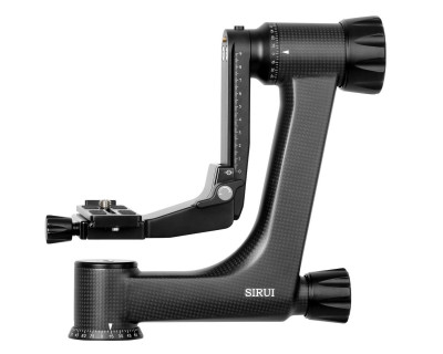 Testa gimbal PH-30 in fibra di carbonio e alluminio