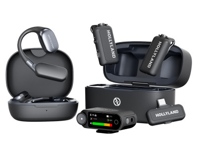 Lark MAX 2 Ultimate Combo - Space Gray (2 TX + 2 Lavalier + Cuffie OWS + Camera RX + USB-C RX)