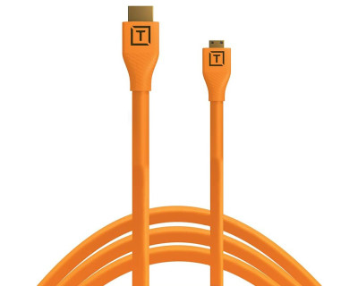 TetherPro Cavo HDMI da Micro a HDMI 2.0 - 4.6m Arancione