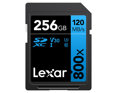256GB SDXC Lexar 800X