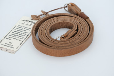 Tracolla TR-XS in vera pelle - marrone