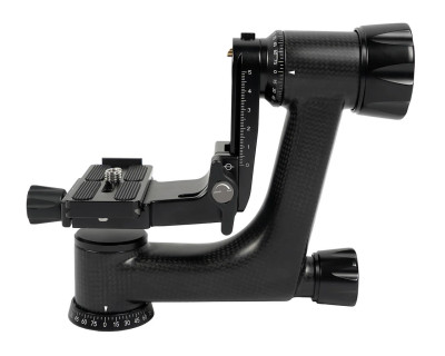 Testa gimbal PH-10 in fibra di carbonio e alluminio