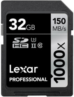 Professional 32 GB 1000X PRO SDHC U3 CL.10 UHS2