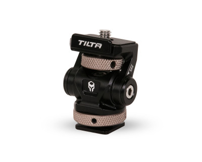 Staffa regolabile con attacco Cold Shoe - Nera