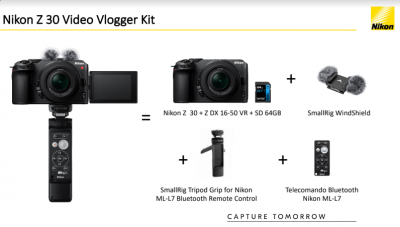 Z30 Vlogger Kit + SD 64GB 800x