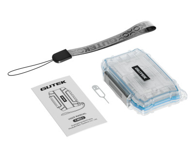 Tortoise T-MCC-1 Custodia rigida trasparente per 32 schede di memoria