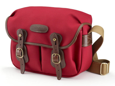 Hadley Small Tela Burgundy/Bordi Cuoio cioccolato