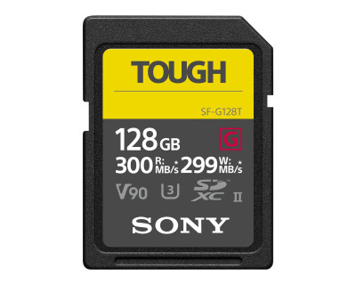 SDXC 128GB G TOUGH UHS-II U3 Lettura 300MB/s Scrittura 299MB/s