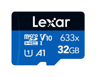 32GB microSD 633x UHS-I Serie BLUE