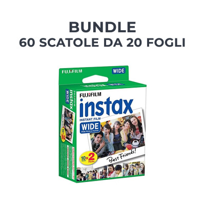 60x INSTAX WIDE FILM 20 fogli