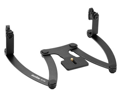 Staffa doppia luce MF-DB per flash macro MF12